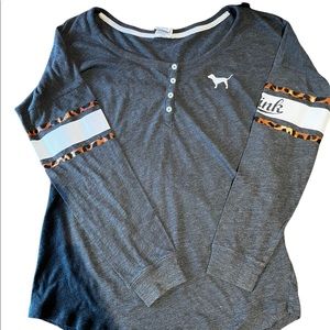 VS PINK Long sleeve Henley